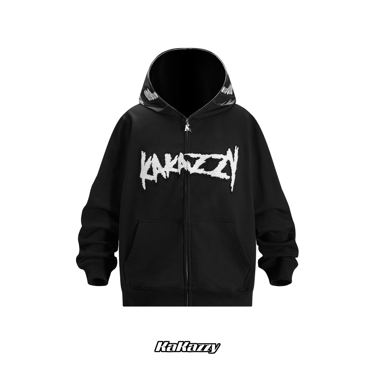 Kakazzy Full Zip Hoodie Black – kakazzy