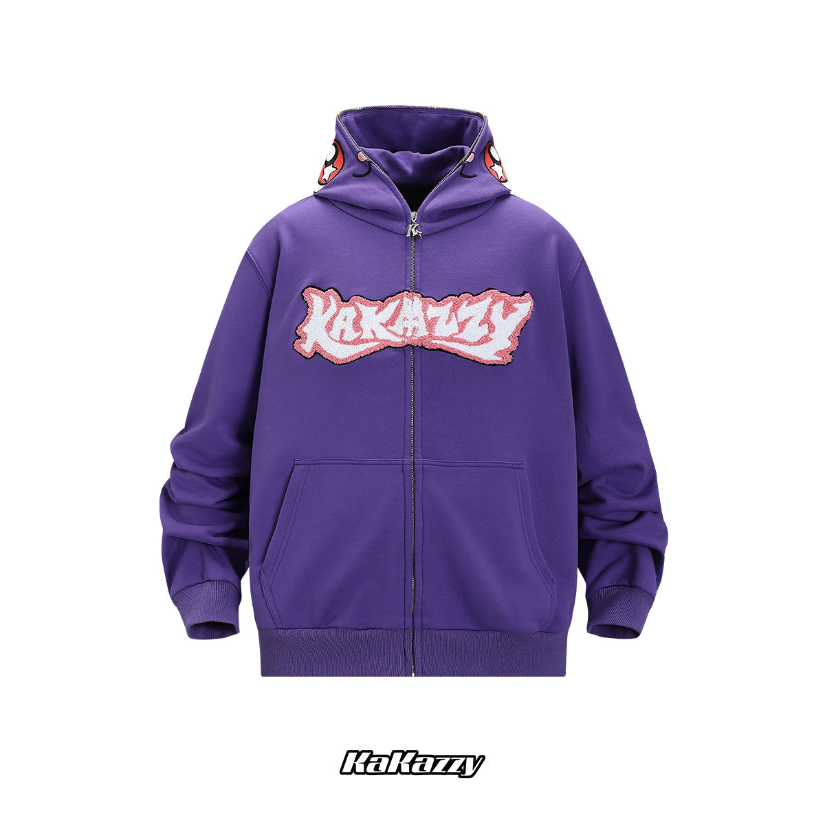 Kakazzy Full Zip Hoodie Purple – kakazzy