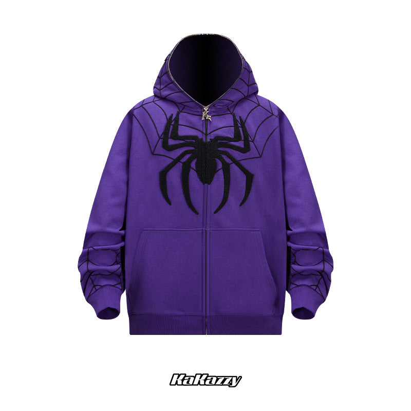 Kakazzy Full Zip Hoodie Purple（Eyes Can See）