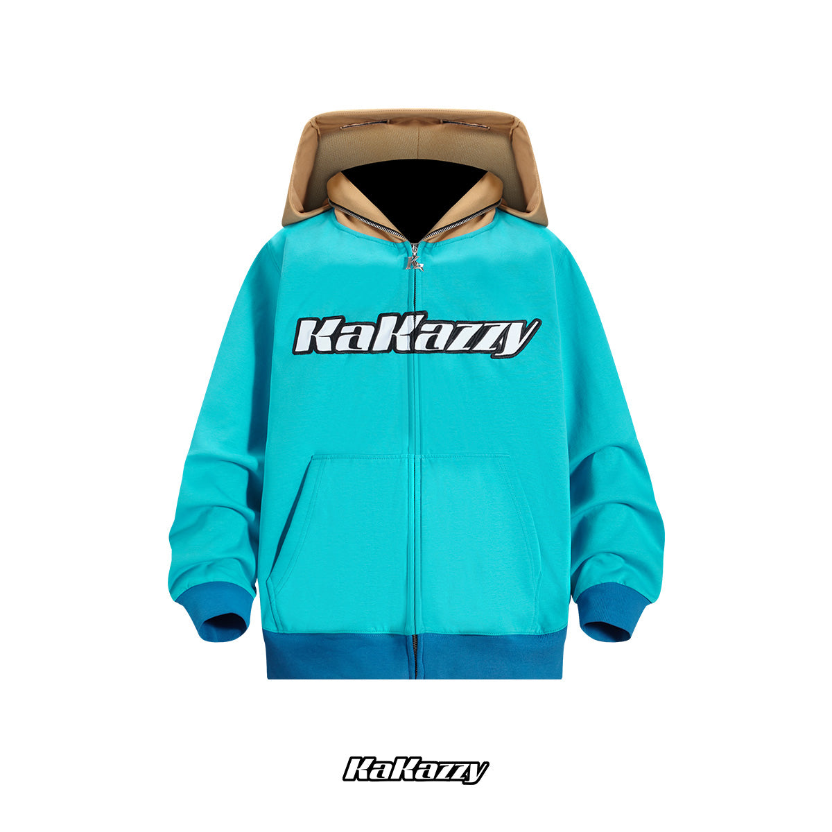 Kakazzy Full Zip Hoodie SkyBlue（Eyes Can See）