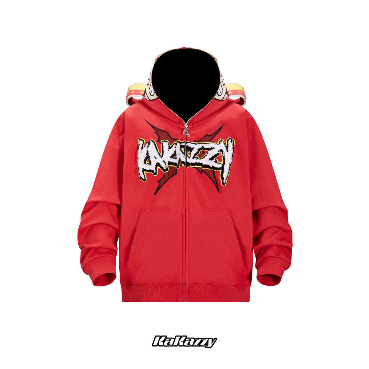 kakazzy Hoodie full zip メガリザードン Kakazzy Full Zip Hoodie Red – kakazzy