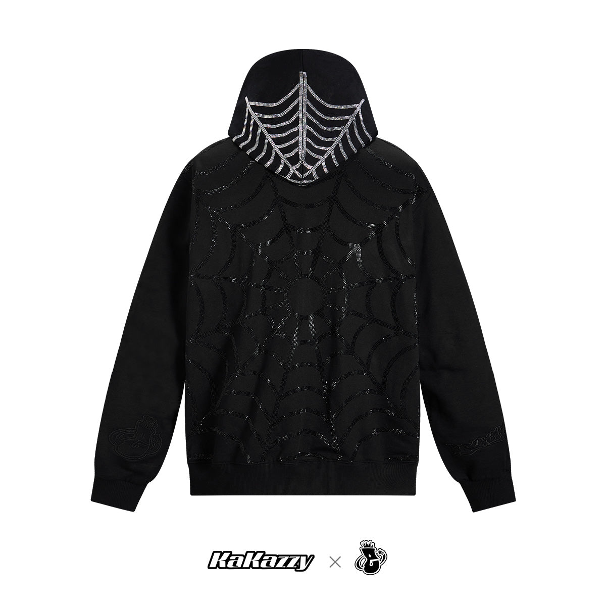 Elixir X Kakazzy Spider Rhinestones Hoodie