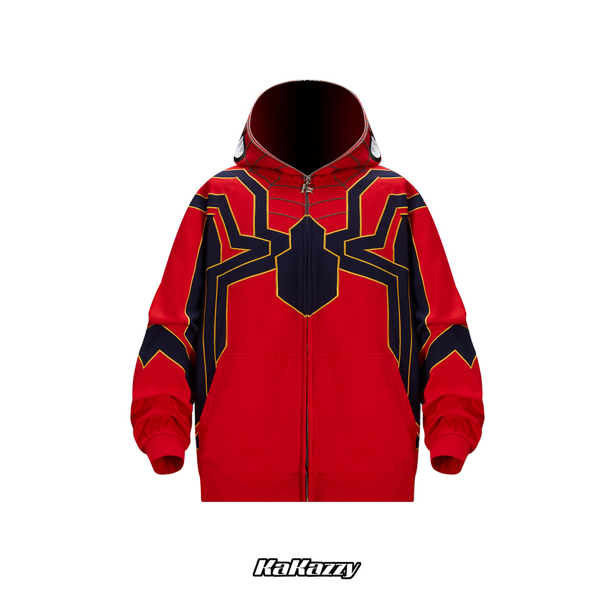 Kakazzy Full Zip Hoodie Red（Eyes Can See）