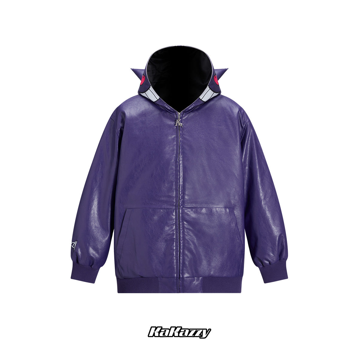 Kakazzy Leather Jacket Purple