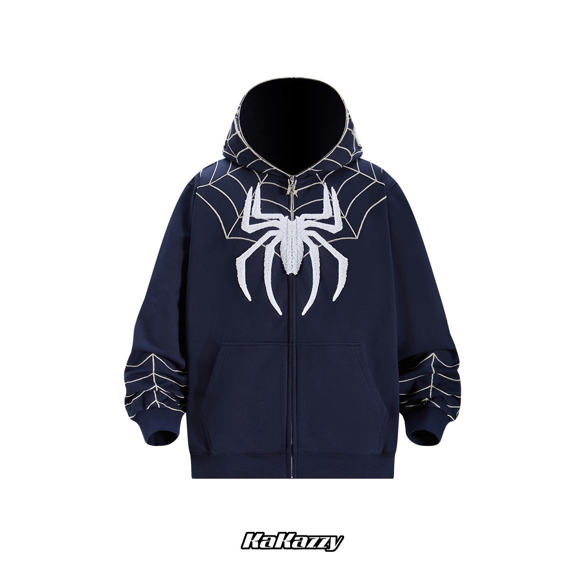 Kakazzy Full Zip Hoodie DarkBlue（Eyes Can See）