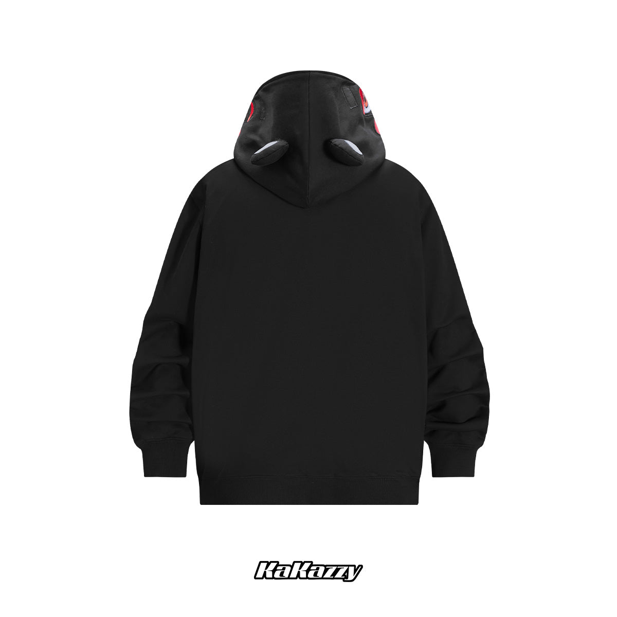 Kakazzy Full Zip Hoodie Black（Eyes Can See）