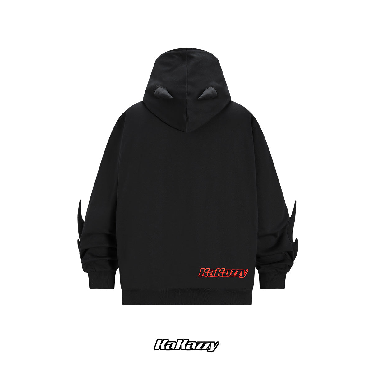 Kakazzy Full Zip Hoodie Black（Eyes Can See）