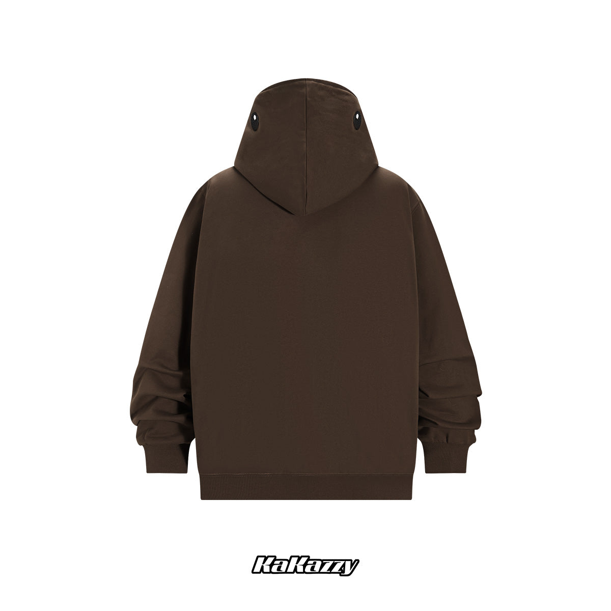 Kakazzy Full Zip Hoodie Brown（Eyes Can See）