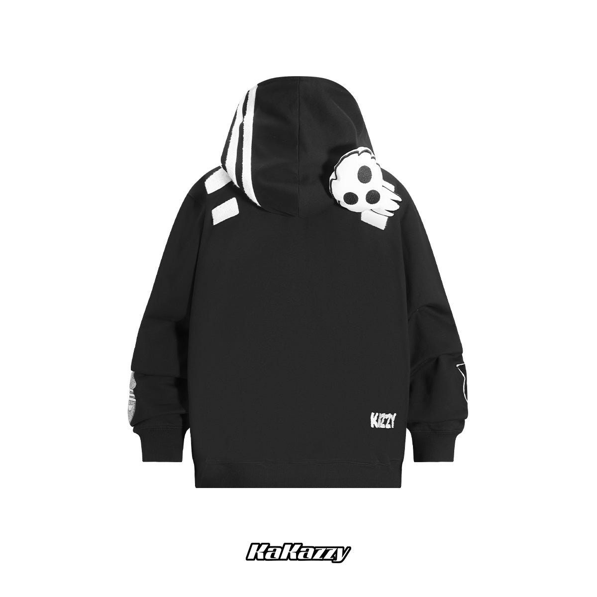 Kakazzy Full Zip Hoodie Black