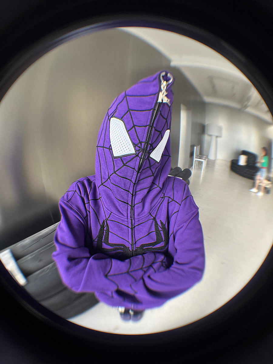 Kakazzy Full Zip Hoodie Purple（Eyes Can See）