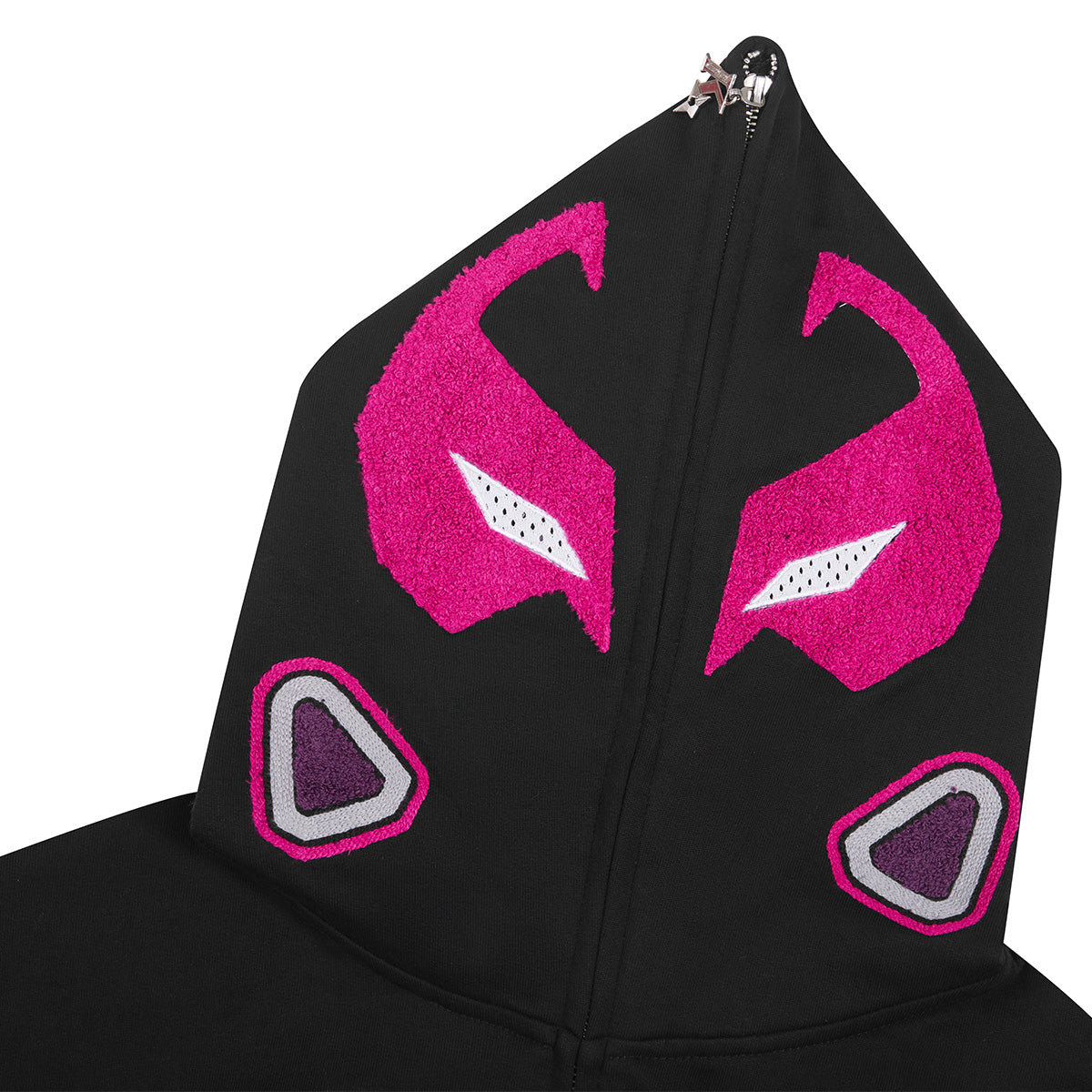 Kakazzy Full Zip Hoodie Black（Eyes Can See）