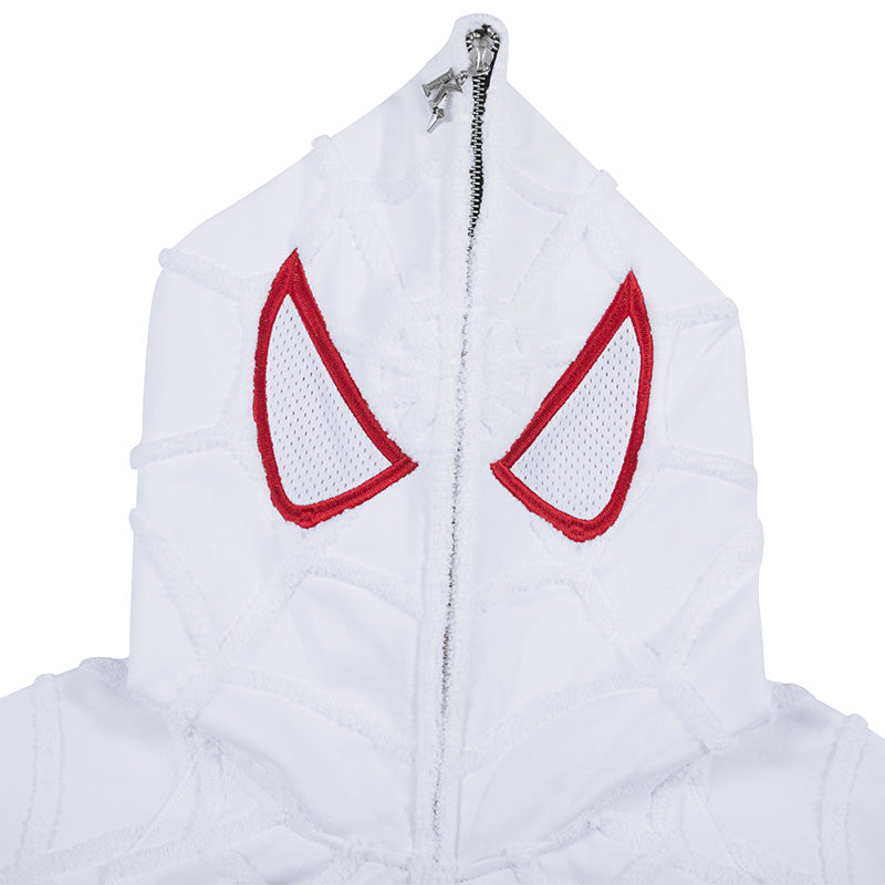 Kakazzy Full Zip Hoodie White（Eyes Can See）