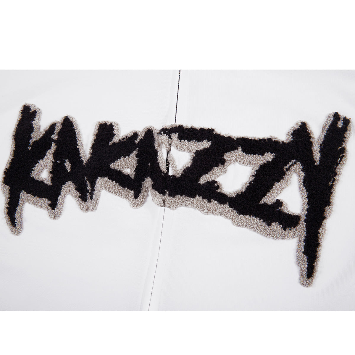 Kakazzy Full Zip Hoodie White（Eyes Can See）