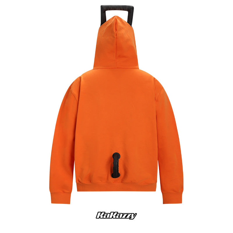 Kakazzy Full Zip Hoodie Orange – kakazzy