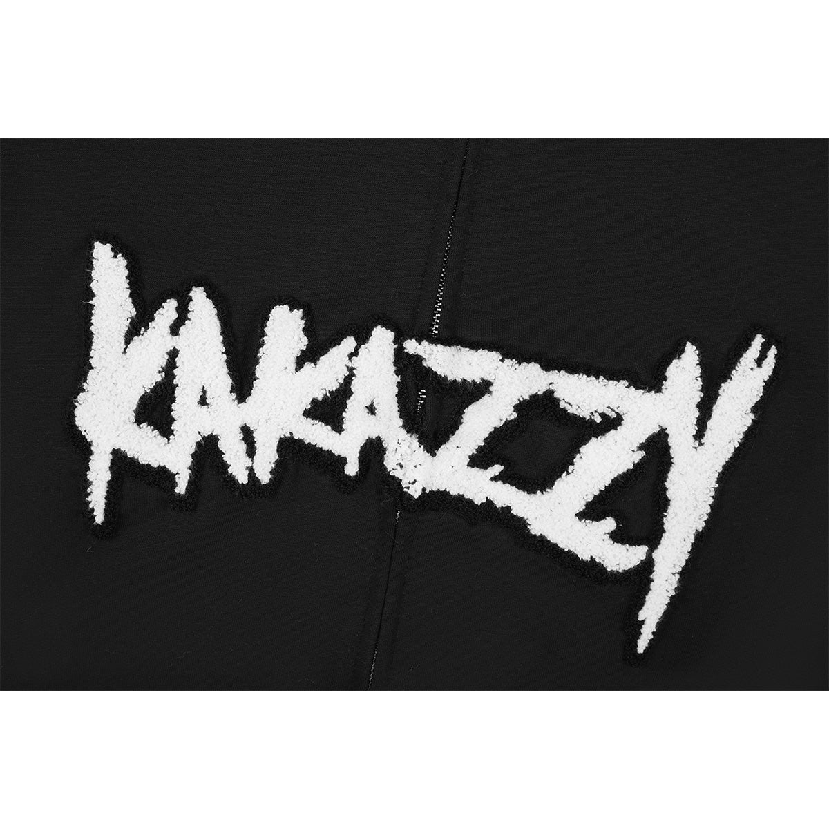 Kakazzy Full Zip Hoodie Black（Eyes Can See）