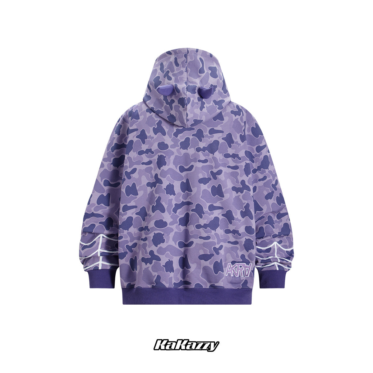 Kakazzy x AKIRA Full Zip Hoodie Purple （Eyes Can See）