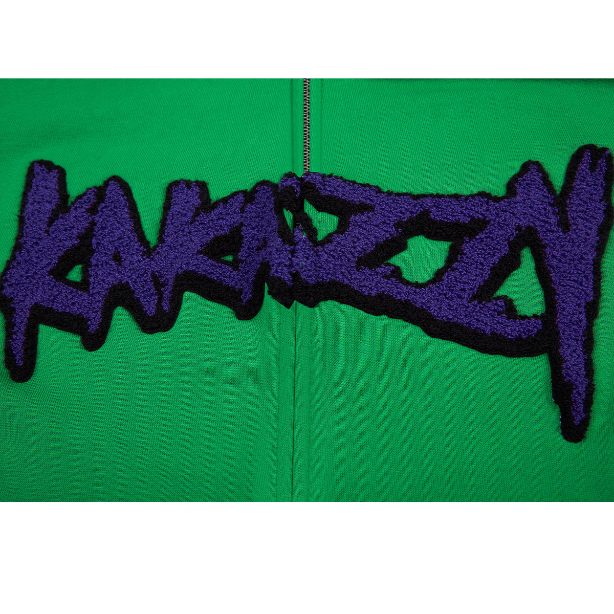 Kakazzy Full Zip Hoodie Green（Eyes Can See）