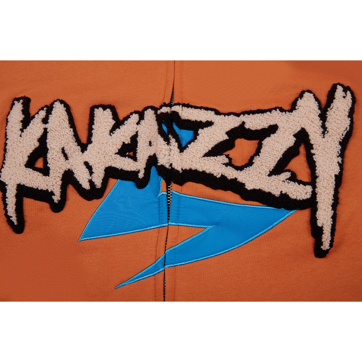 Kakazzy Full Zip Hoodie Brown（Eyes Can See）