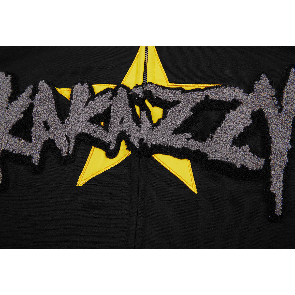 Kakazzy Full Zip Hoodie Black（Eyes Can See）