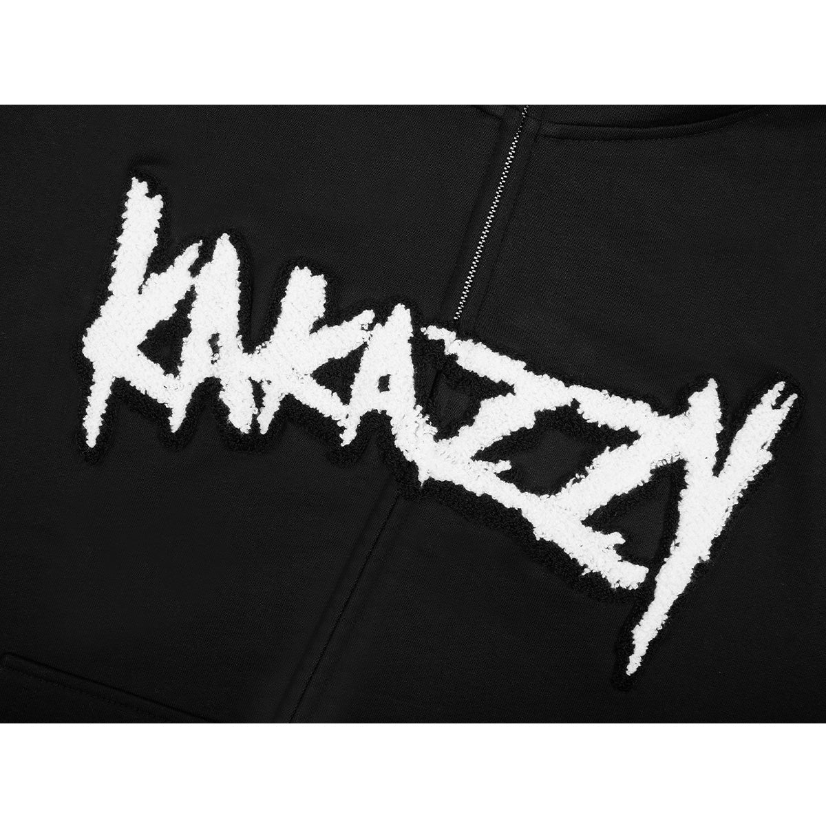 Kakazzy Full Zip Hoodie Black（Eyes Can See）