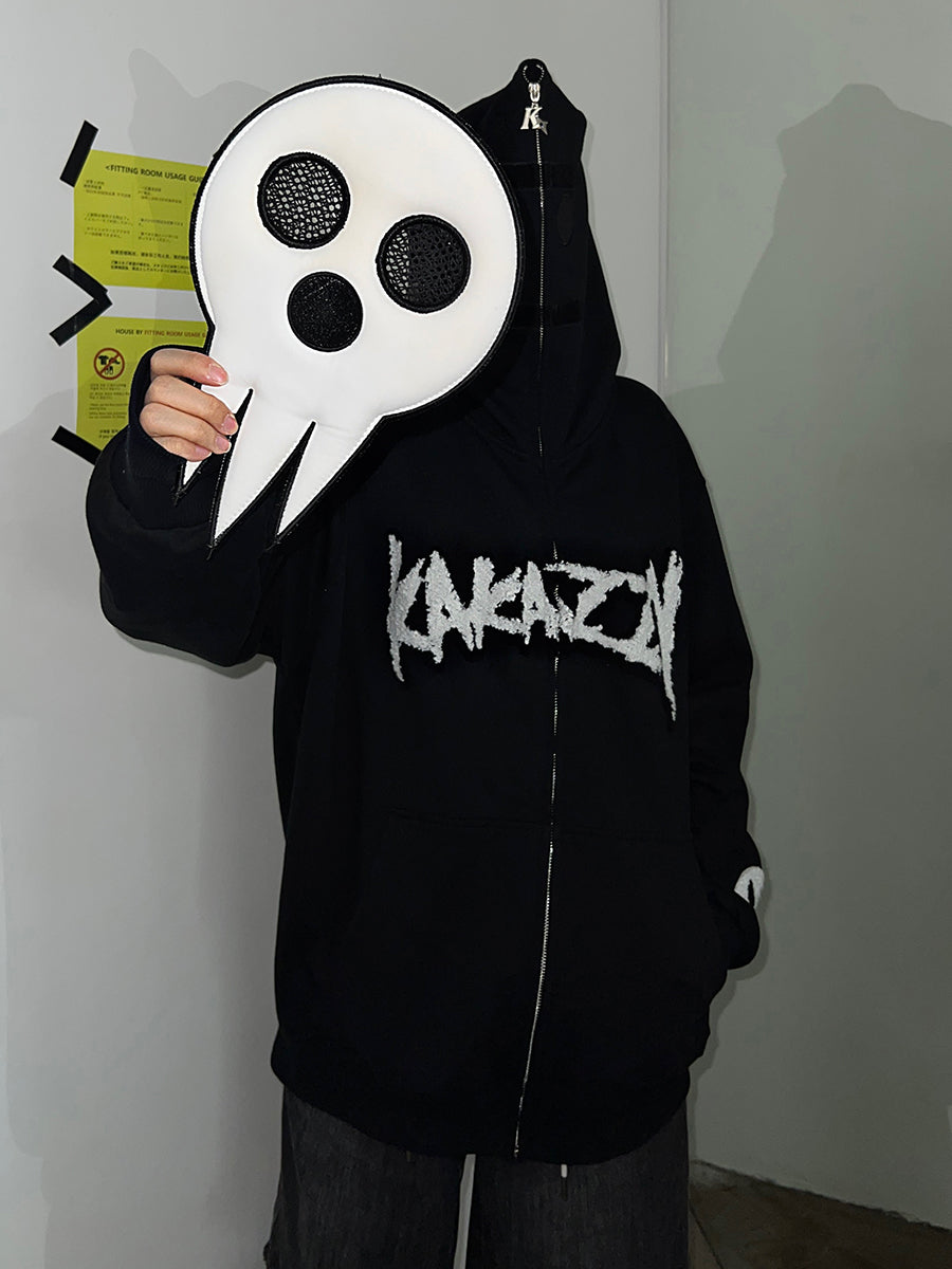 Kakazzy Full Zip Hoodie Black
