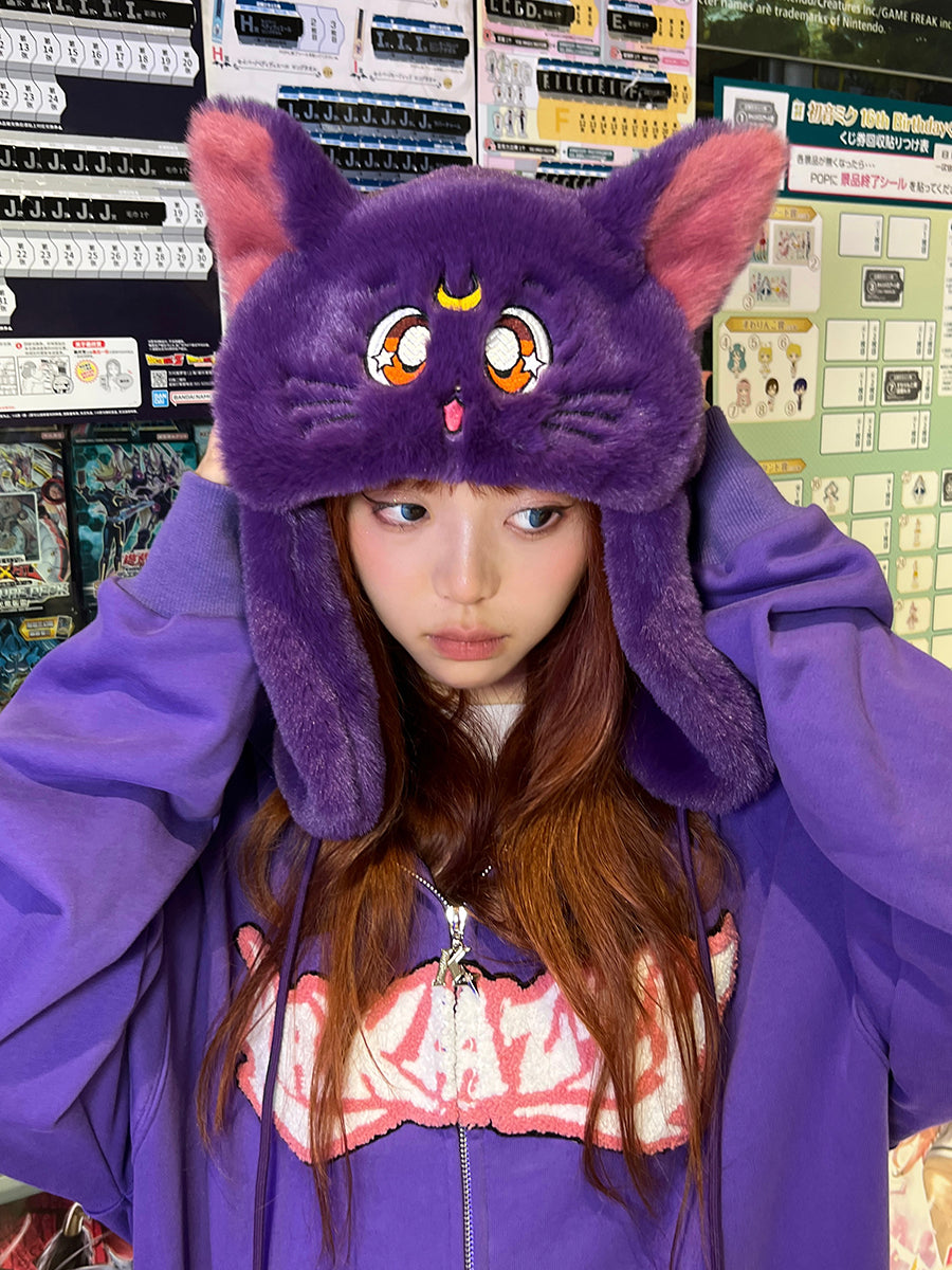 Kakazzy Ushanka Hat Purple