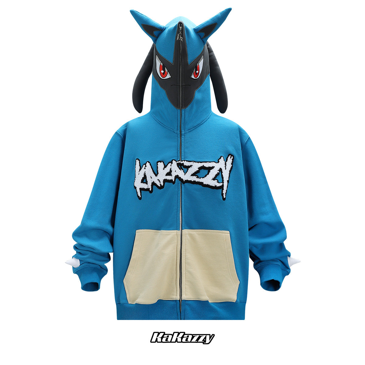 Kakazzy Full Zip Hoodie Blue – kakazzy