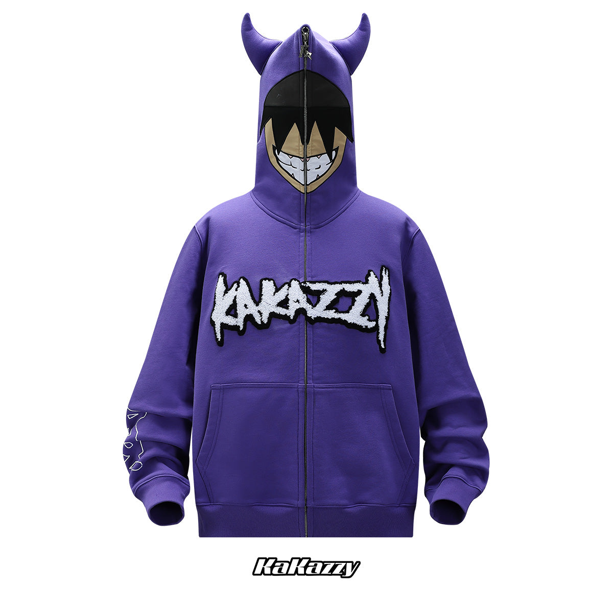 Kakazzy Full Zip Hoodie Purple – kakazzy
