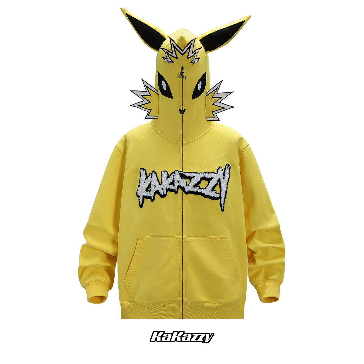 Kakazzy Full Zip Hoodie Yellow