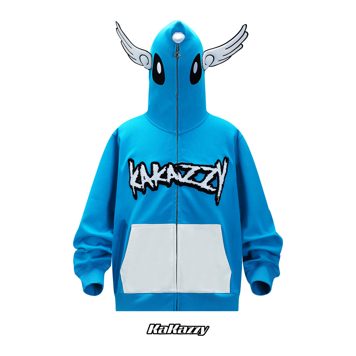 kakazzy Full Zip Hoodie Blue