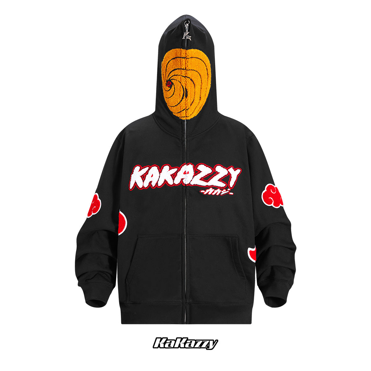 Kakazzy Full Zip Hoodie Black – kakazzy