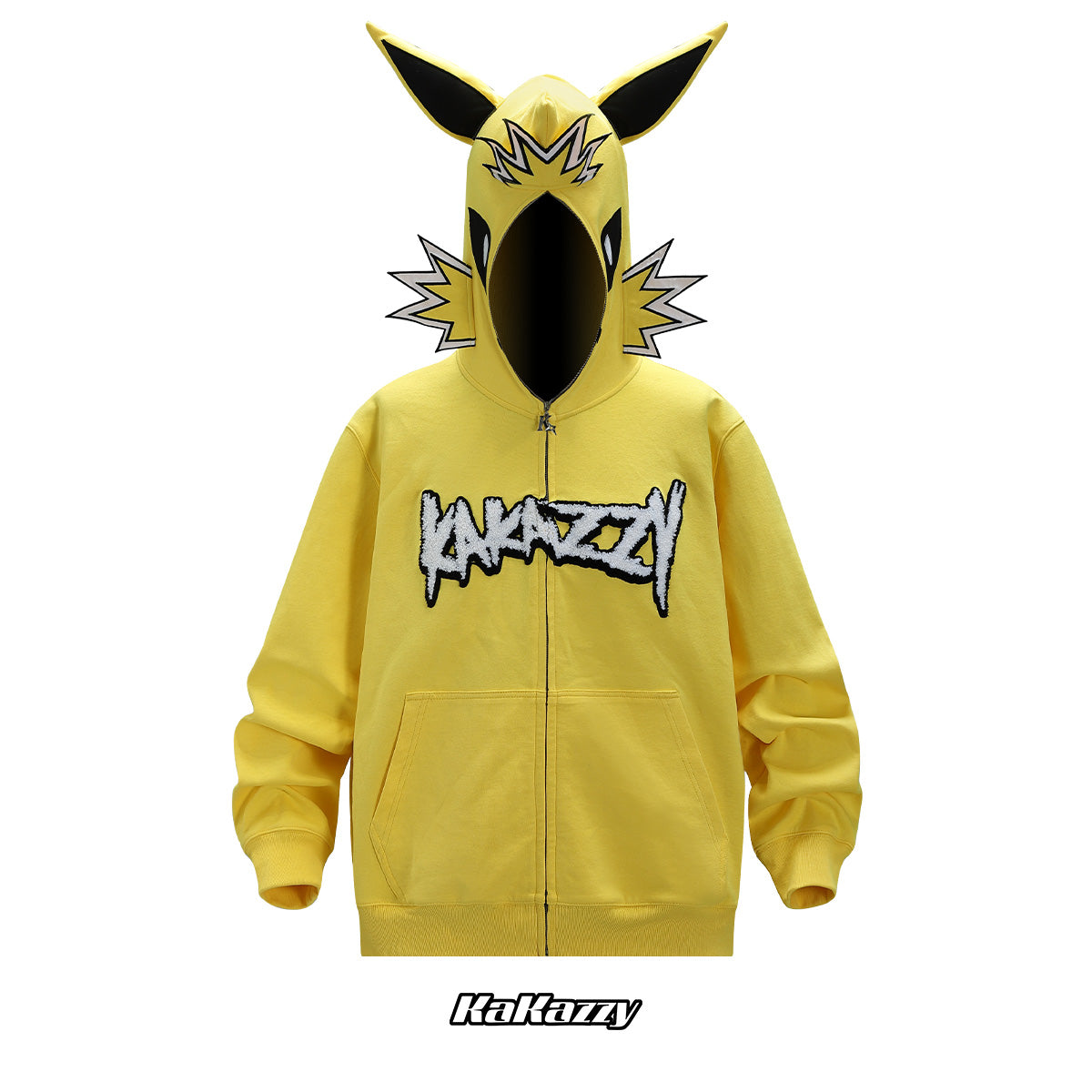 Kakazzy Full Zip Hoodie Yellow