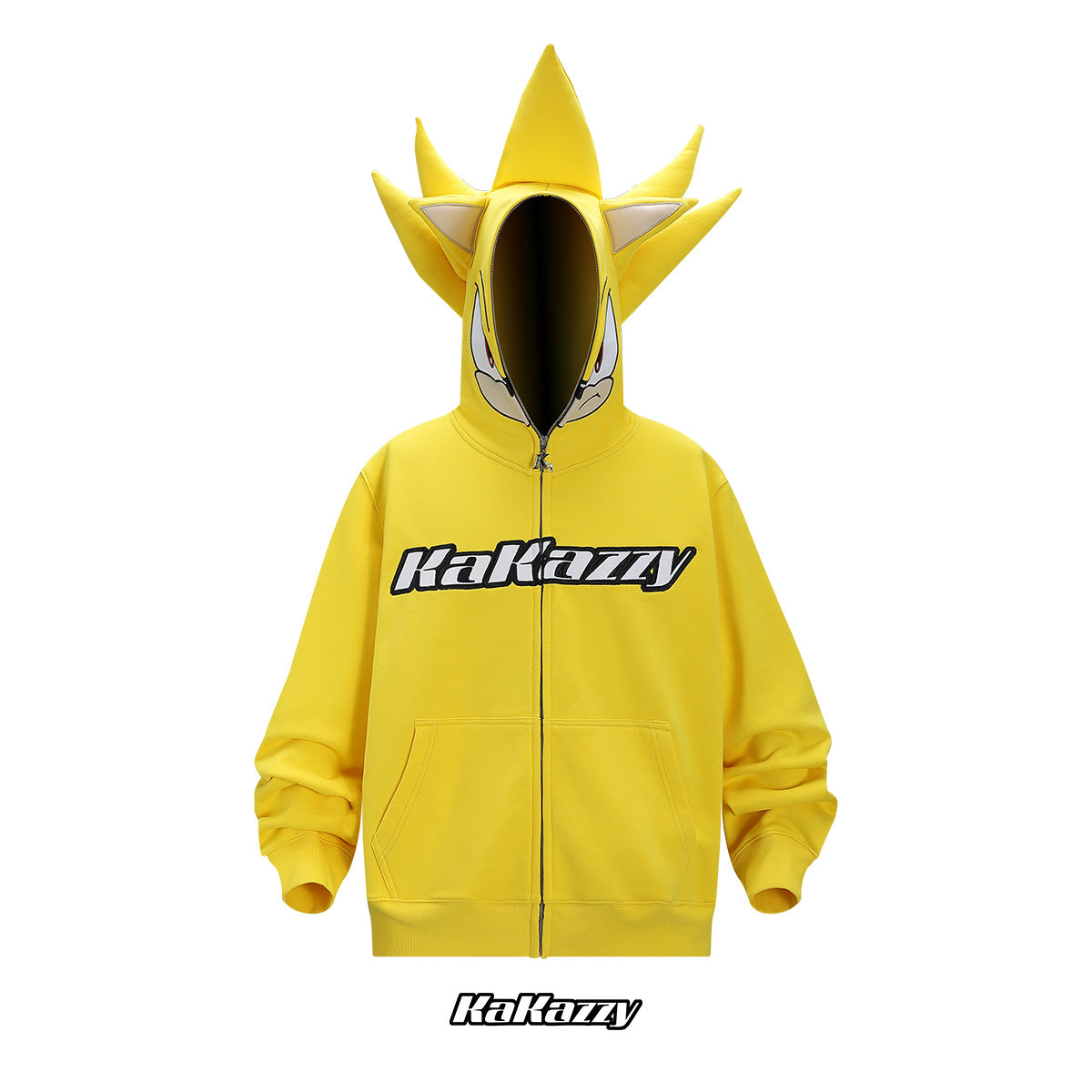 kakazzy Full Zip Hoodie Yellow