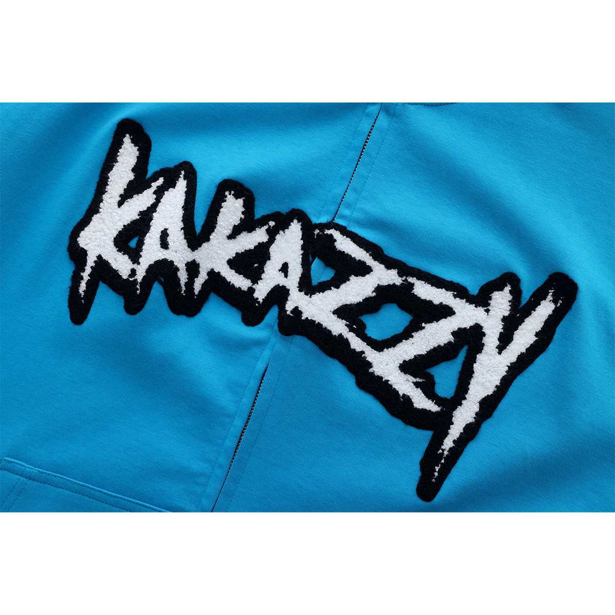 kakazzy Full Zip Hoodie Blue