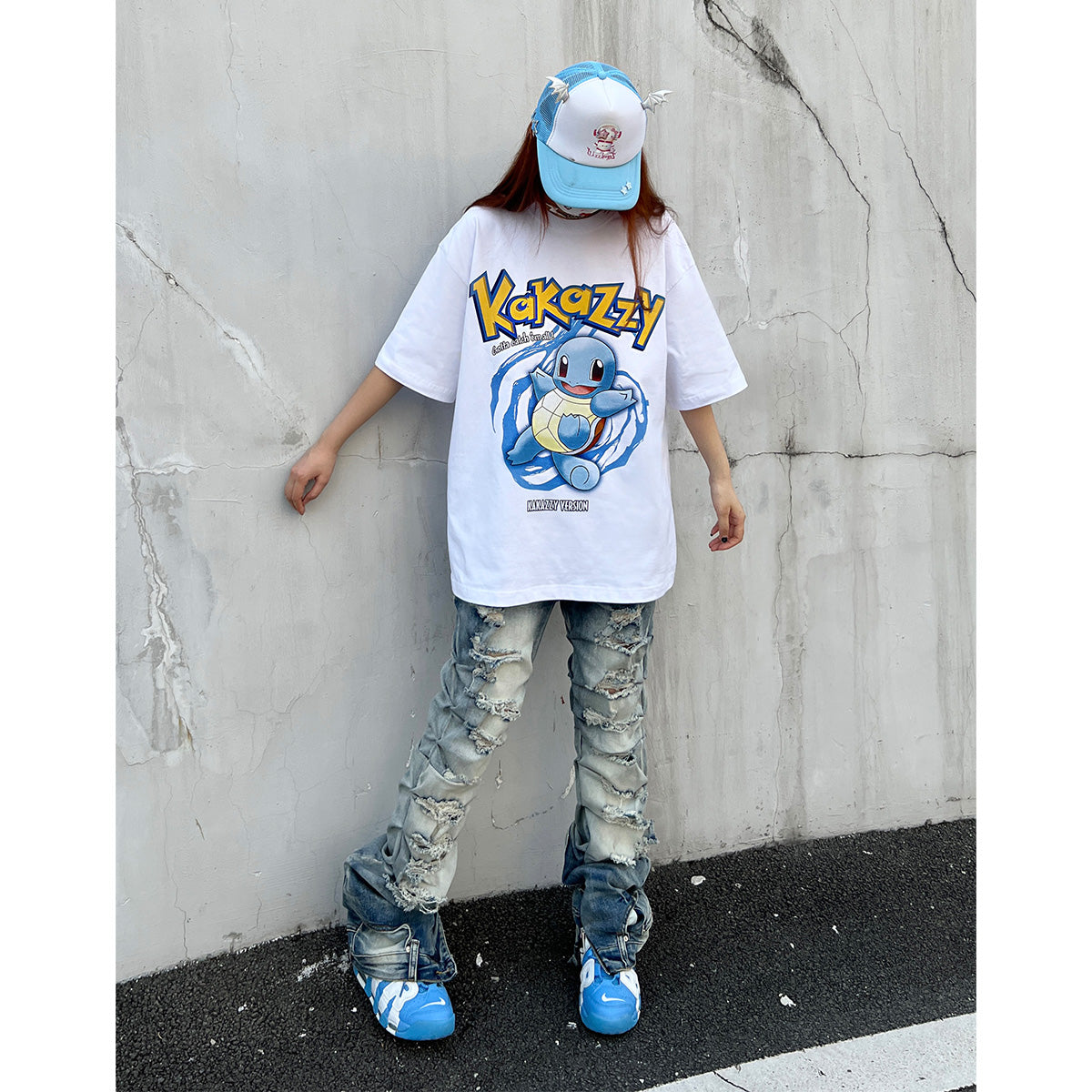 kakazzy T-shirt Tee White